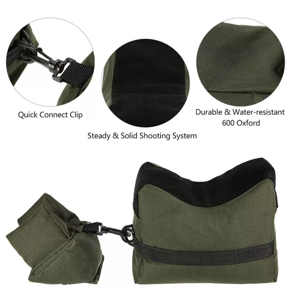 Tactical Rifle Gun Sand Bag Rest Set for Shooting Range Target Hunting Stand AU