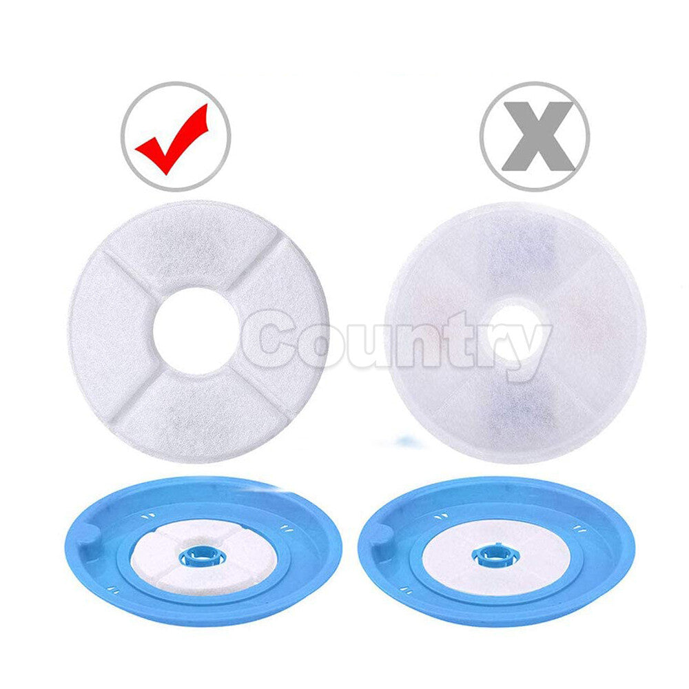 12Pcs Carbon Filters Water Fountain Replacement For Pet Dog Cat Water Drinking