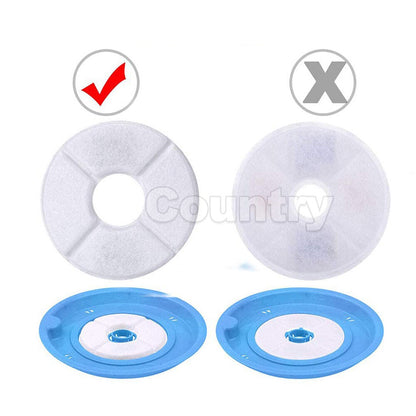 12Pcs Carbon Filters Water Fountain Replacement For Pet Dog Cat Water Drinking