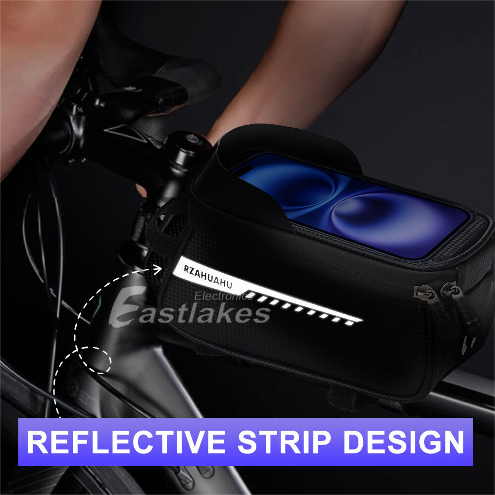 Waterproof Bike Bicycle Motorcycle Handlebar Mount Holder Case Compatible with Apple Samsung