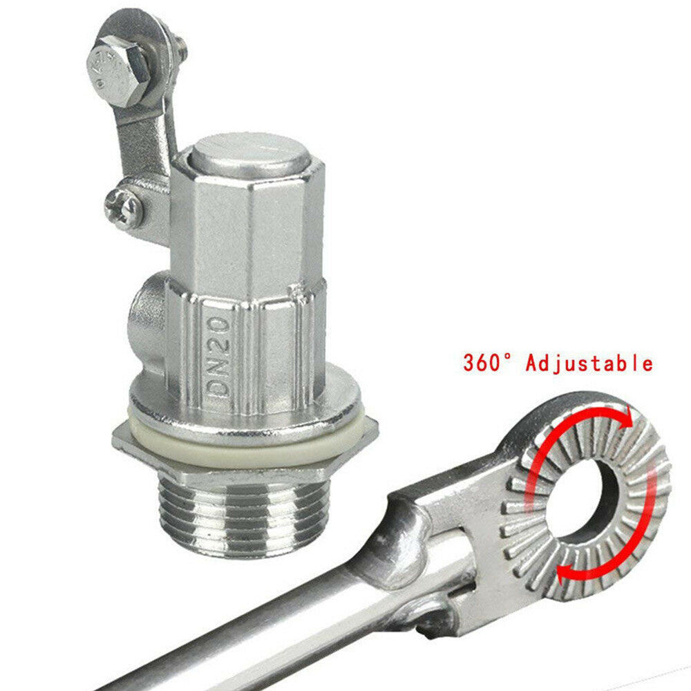 Float Valve Brass Valve Stainless Steel Water for Trough Automatic Cattle Bowl