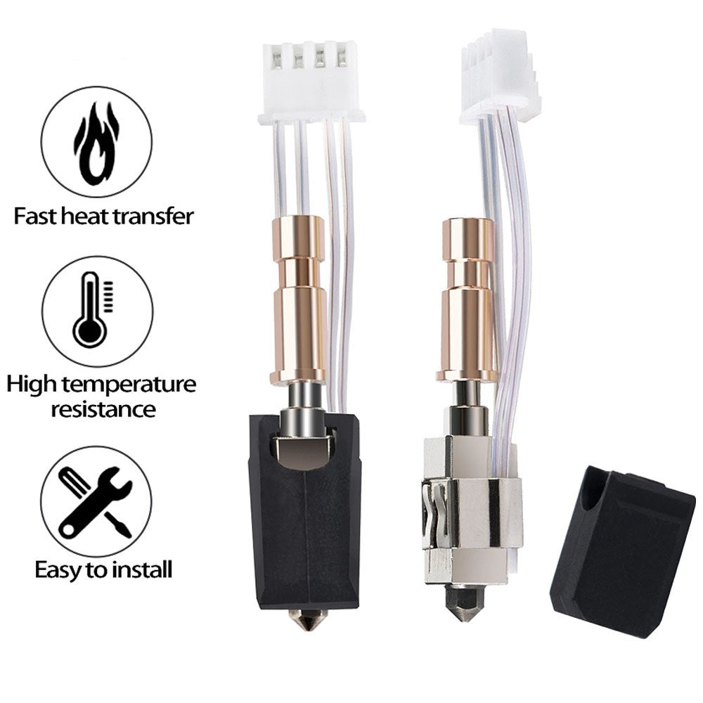 Upgraded For Anycubic Kobra S1/S1 Combo Hotend + 0.4 Hardened Steel Nozzle