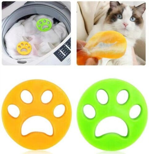 2-10x Pet Hair Remover Dog Cat Fur Lint Catcher Laundry Washing Machine Reusable