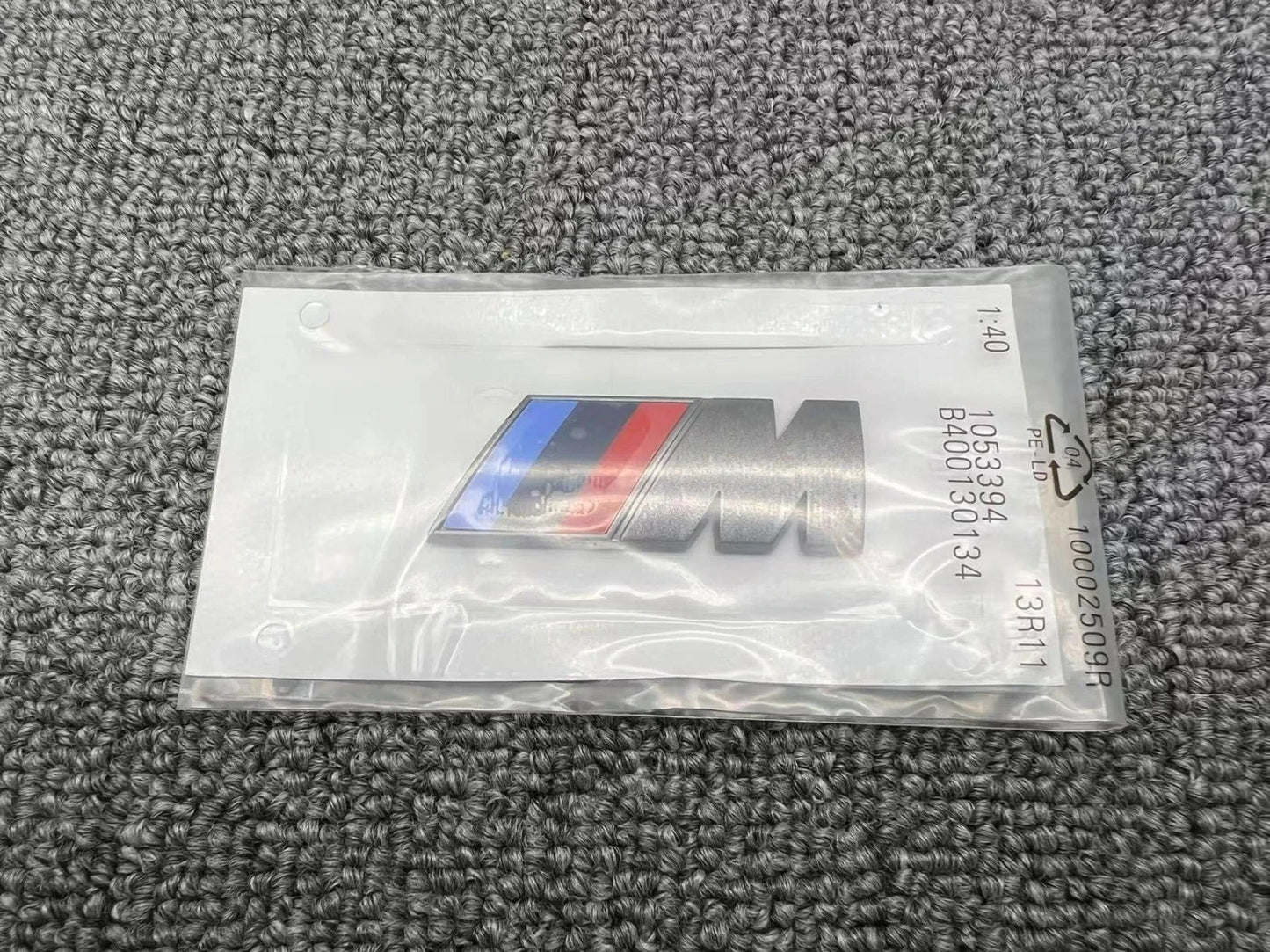 M Sport Cerium Grey Sport Emblem Badge Fender Trunk For BMW M 2 3 4 5 X Series