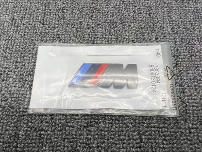M Sport Cerium Grey Sport Emblem Badge Fender Trunk For BMW M 2 3 4 5 X Series