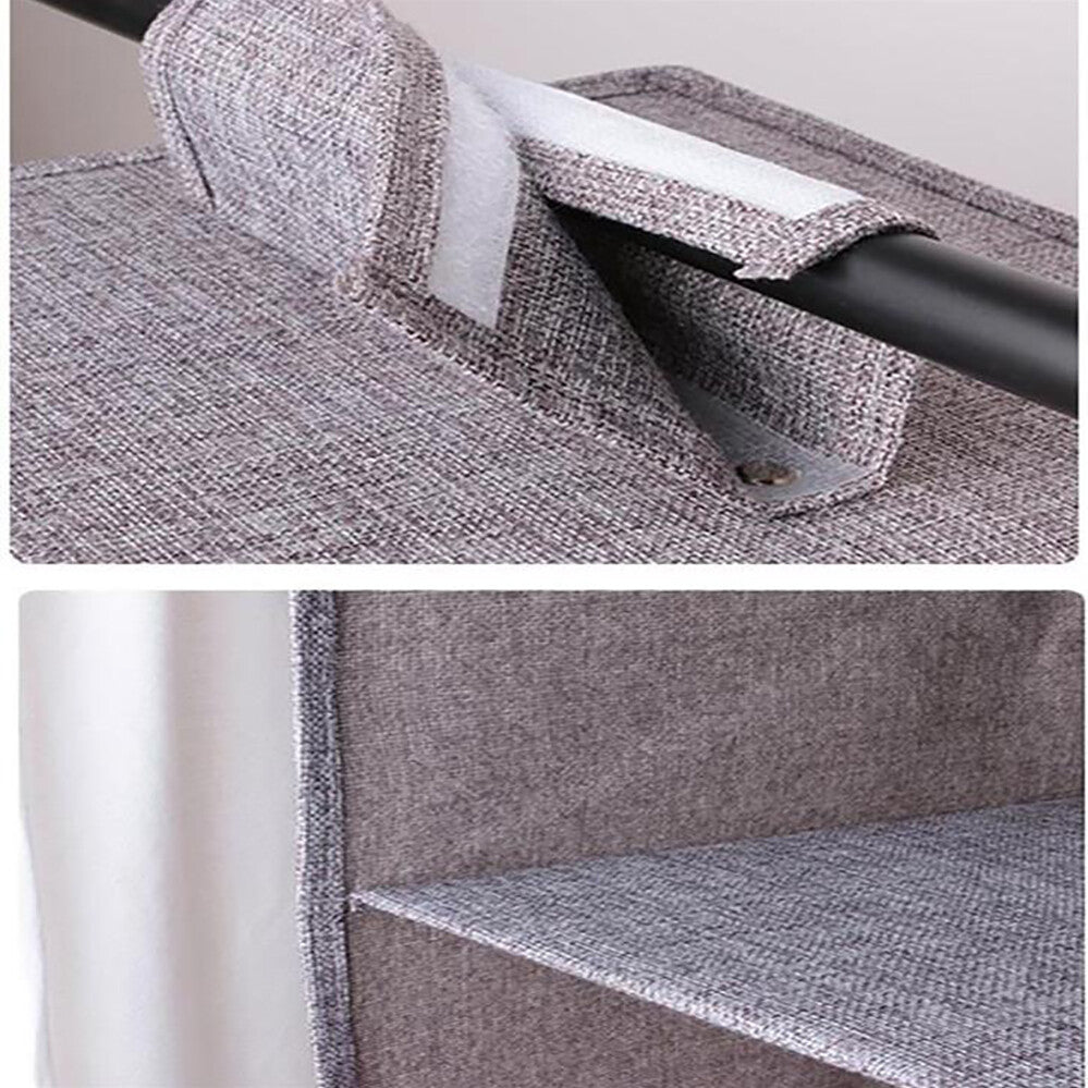 3/4/5 Layer Hanging Organiser Clothes Storage Wardrobe Garment Shelves Shoe Tidy