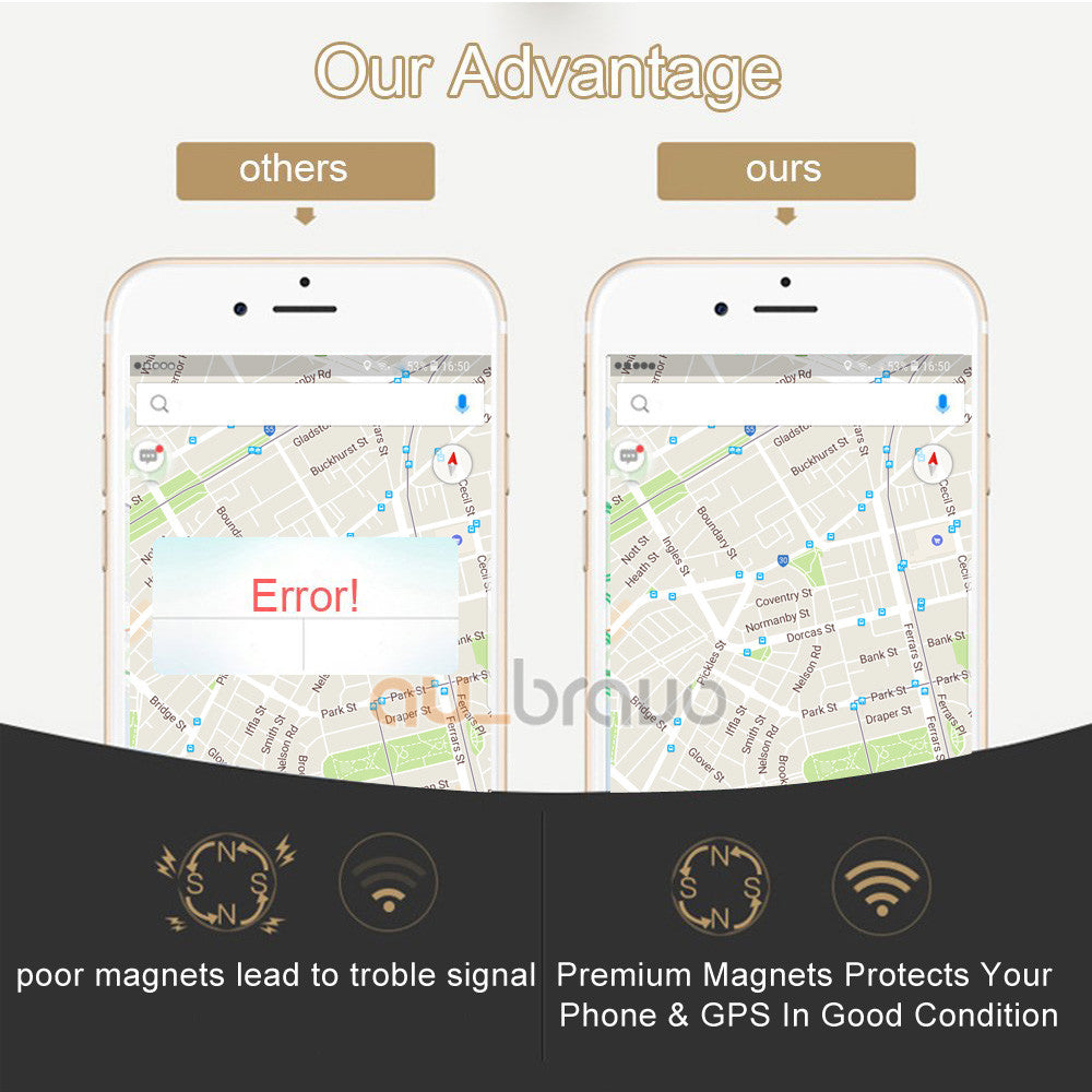 Universal Magnetic Magnet Dashboard Mobile Phone Holder Dash Car Mount Stand