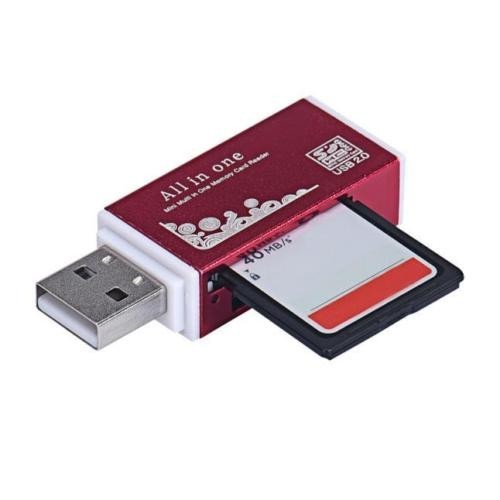 USB 2.0 Multi Memory Card Reader SD SDHC MicroSD M2 MS Pro Duo MMC MiniSDHC Fast