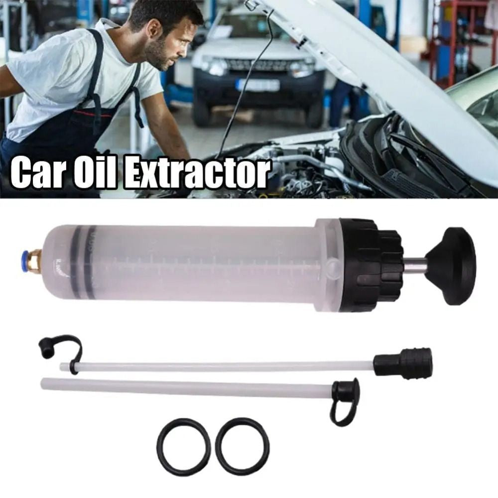 Auto Oil Change Syringe With Hose Manual Fuel Suction & Filler Fluid Oil Change