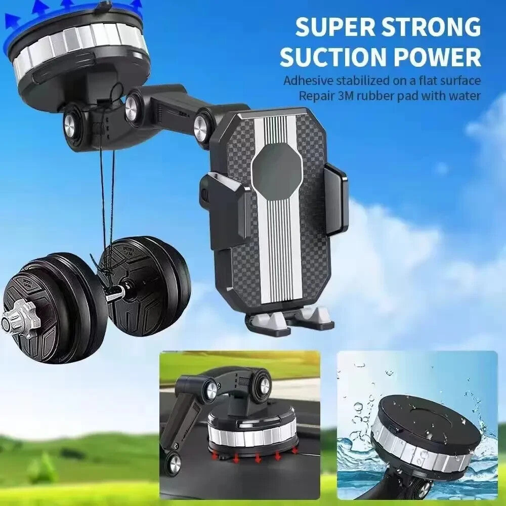Universal Large Suction Cup Car Mobile Phone Holder Car Windshield Compatible with iPhone AU