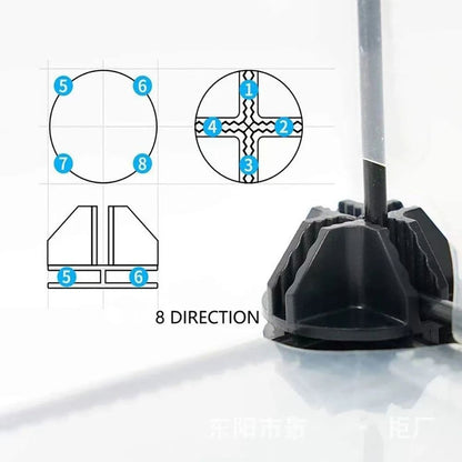 1/8Pcs Storage Shelving Modular Organizer Wire Cube Connectors