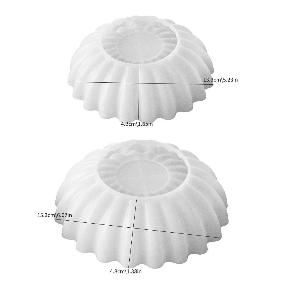 3D Storage Box Silicone Mold Lace Bowl Resin Mold Plaster Mold  Home Decor
