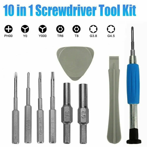 Repair Tool Kit Screwdriver Compatible with Nintendo NES SNES N64 Sega Set Game Boy Consoles