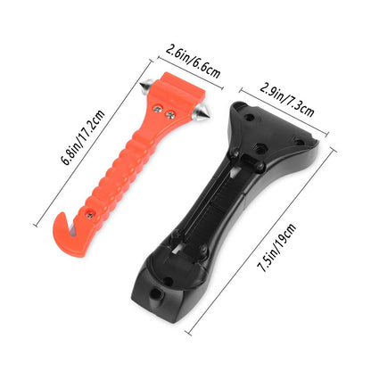 2X Car Emergency Hammer Window Glass Breaker Seat Belt Cutter Safety Escape Tool