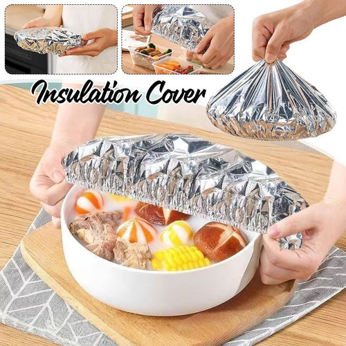 Reusable Aluminum Foil Food Covers Insulation for Kitchen Meals