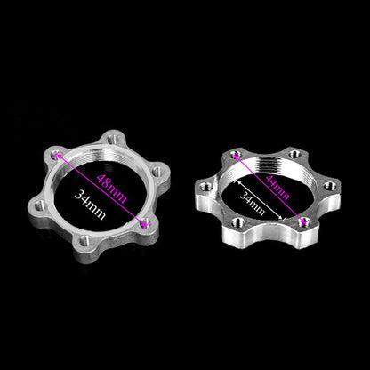 Freewheel Bike Flange Adapter 6 Bolt Threaded Hubs Disk Disc Brake Rotor