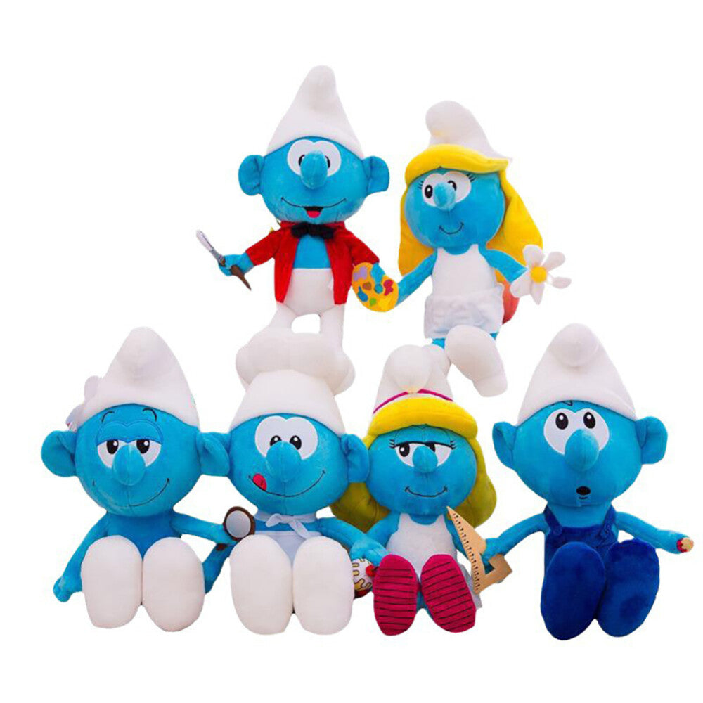 28cm Cute Smurf Cat Plush Toy Soft Stuffed Animal Doll Collectible Kids Gifts AU