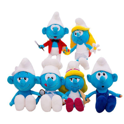 28cm Cute Smurf Cat Plush Toy Soft Stuffed Animal Doll Collectible Kids Gifts AU