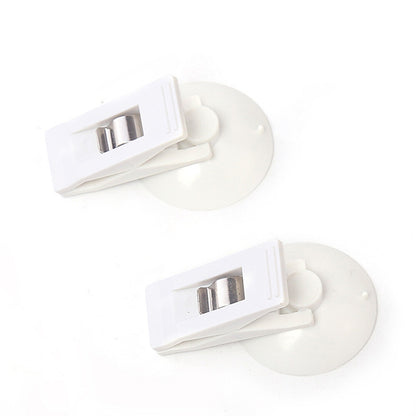 2x Car Windscreen Suction Ticket Cup Plastic Clips Holder Curtains Clip Pen Card