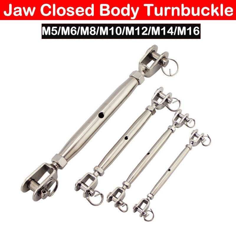 Stainless Steel Turnbuckle Wire Rigging Screw: M5-M16 High Polished Welded Fork