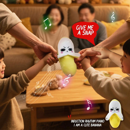 2026 Interactive Musical Toy Fruit Sensing Beat Piano Ragdoll Musical Doll Gifts