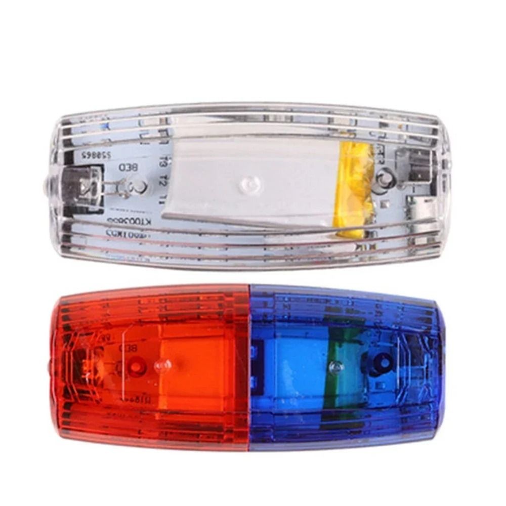Waterproof Clip-on Warning Light Compatible with Sanitation and Patrol Workers