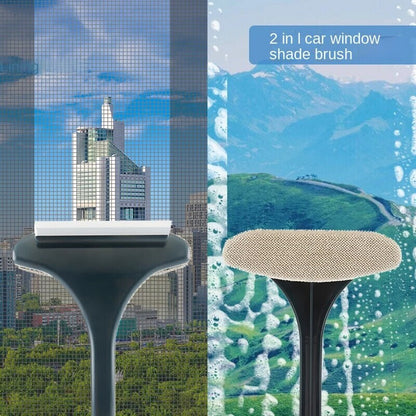 Multifunctional Glass Cleaner Screen Brush Double Sided Window Cleaning Tool AU