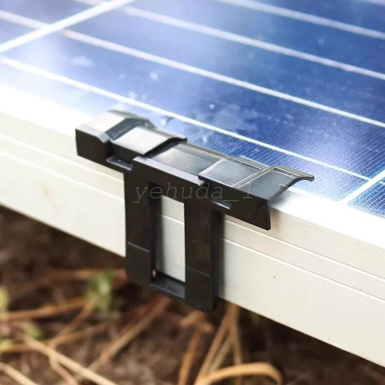 10/20PCS Solar Panel Water Drainage Clips PV Modules Cleaning Clips Water Drain