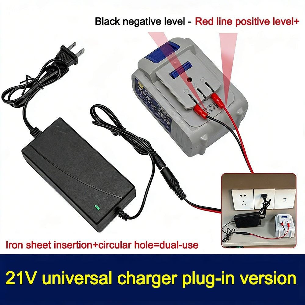 18/21V/24V Lithium Dual-head Charger Universal Battery Charger