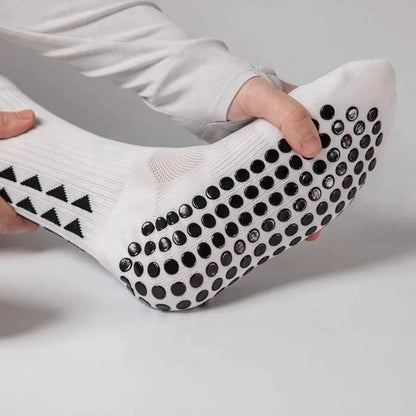 Sports Socks Anti-Slip Skid Hospital Soccer Basketball Football Grip Dots Train