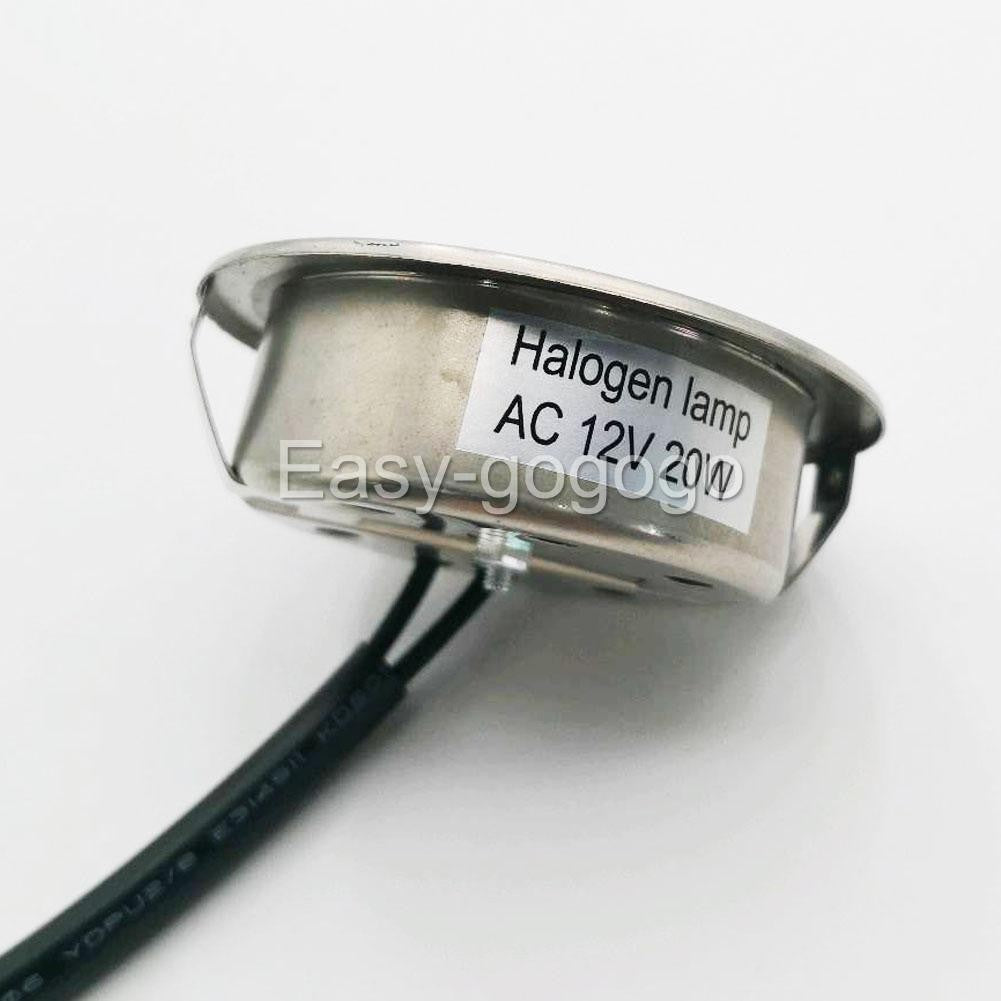 2x Universal Rangehood Halogen Light Bulbs both male & Female Plugs AC12V 20W