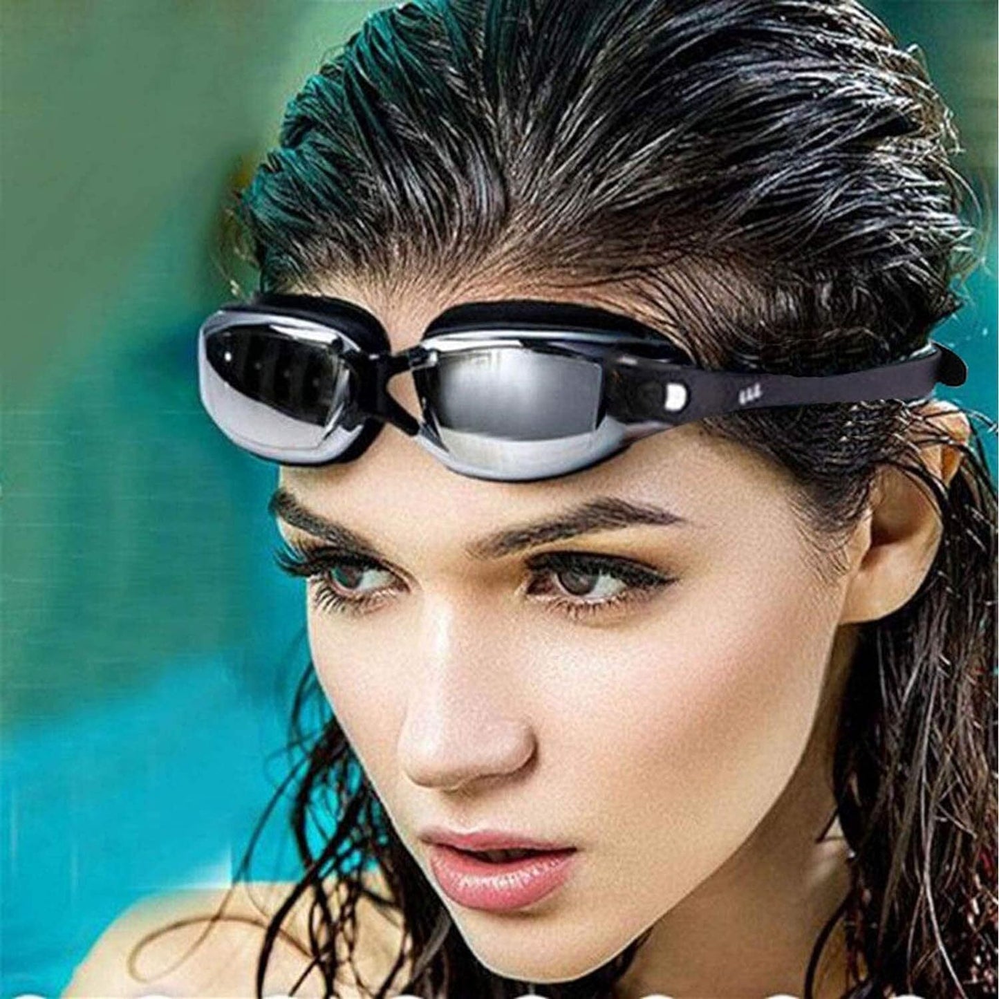 Adult Swimming Goggles Waterproof Anti-Fog Swim Glasses UV Shield Adjustable New