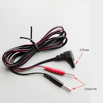 2 Sets Replacement Electrode Wire Leads Cables For Tens Machine Fits 2.0mm Pin