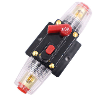 20-150AMP Circuit Breaker Dual Battery IP67 Waterproof Fuse Manual Reset 12V 24V