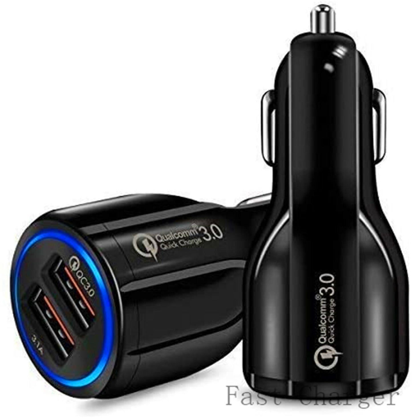 Fast Car Charger 3.1A USB Quick Charger 2 Port Qualcomm QC3.0 Lighter Socket AU