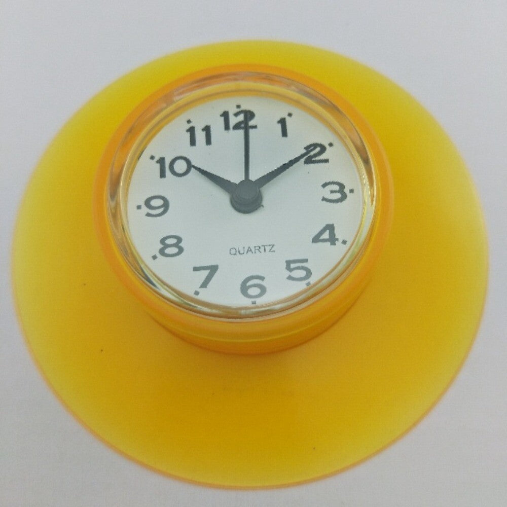 Waterproof Shower Clock with Suction Cup Quartz Clock  Kitchen Living Bathroom