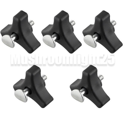 5X Screw Bolt Triangle Handle Knob Nut Parts Replace For Honda Lawn Mower