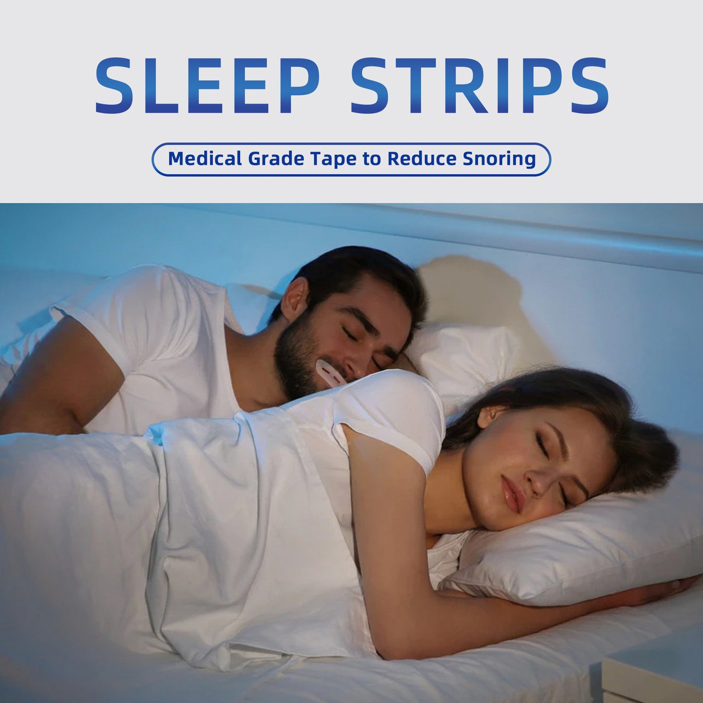Up 300PCS Strips Gentle Instant Snoring Reliefs Mouth Tape Better Nose Breathing