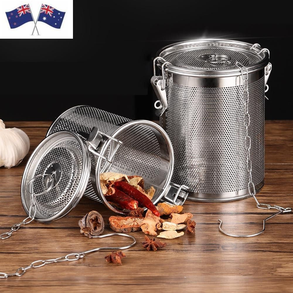 Kitchen Tools Seasoning Cage Stainless Steel Basket Filter Bag Spice Basket