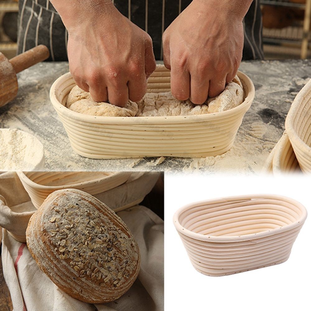 Proofing Basket Round Oval Baking Dough Basket Rattan Sourdough Banneton Bread