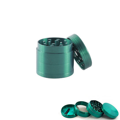 40mm 4-Layer Metal Alloy Herb Tobacco Grinder Smoke Crusher Spice Hand Muller
