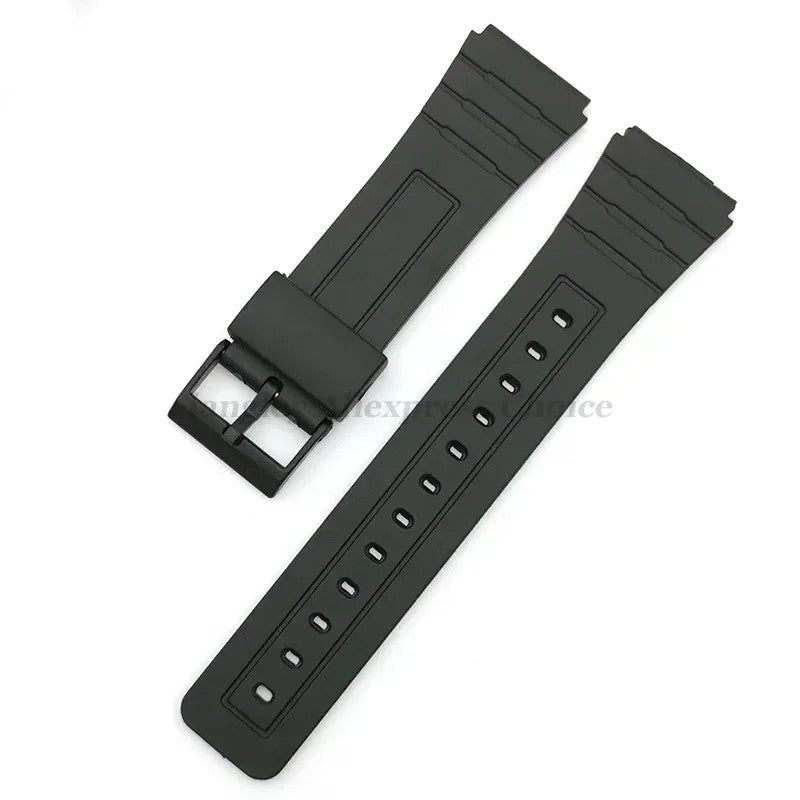 Silicone Watch Strap for CASIO F91W W-800H 18Mm for W800H SGW400 F91W F84 F105/1