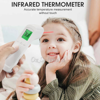Digital IR Thermometer Forehead Ear Non-contact Infrared Body Temperature Gun AU