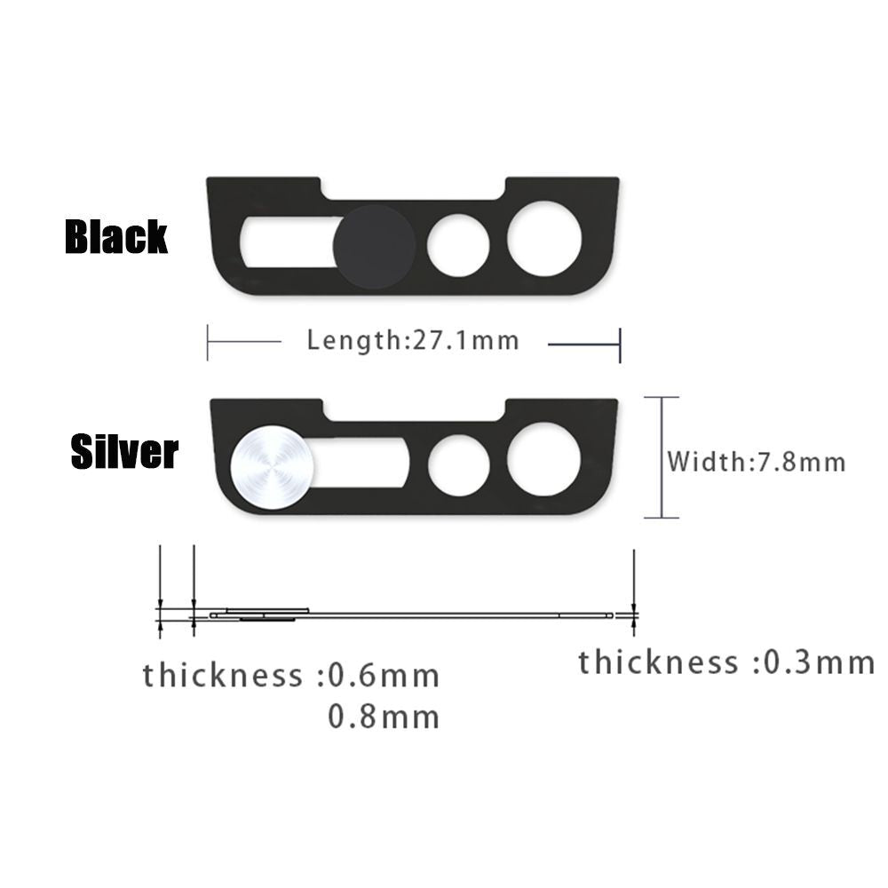 Cover Front Camera Slider Lens Sticker Privacy Cap Compatible with iPhone 13 ProMax Mini