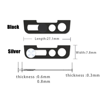 Cover Front Camera Slider Lens Sticker Privacy Cap Compatible with iPhone 13 ProMax Mini