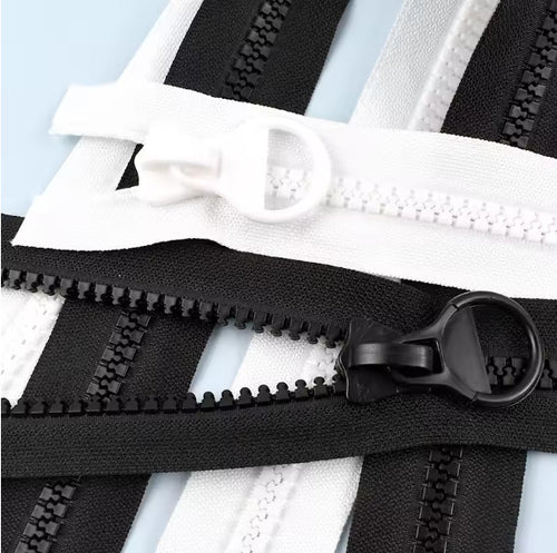 60cm-300cm Long Zips Heavy Duty #8 Open End Zipper for Down Jacket Coat DIY