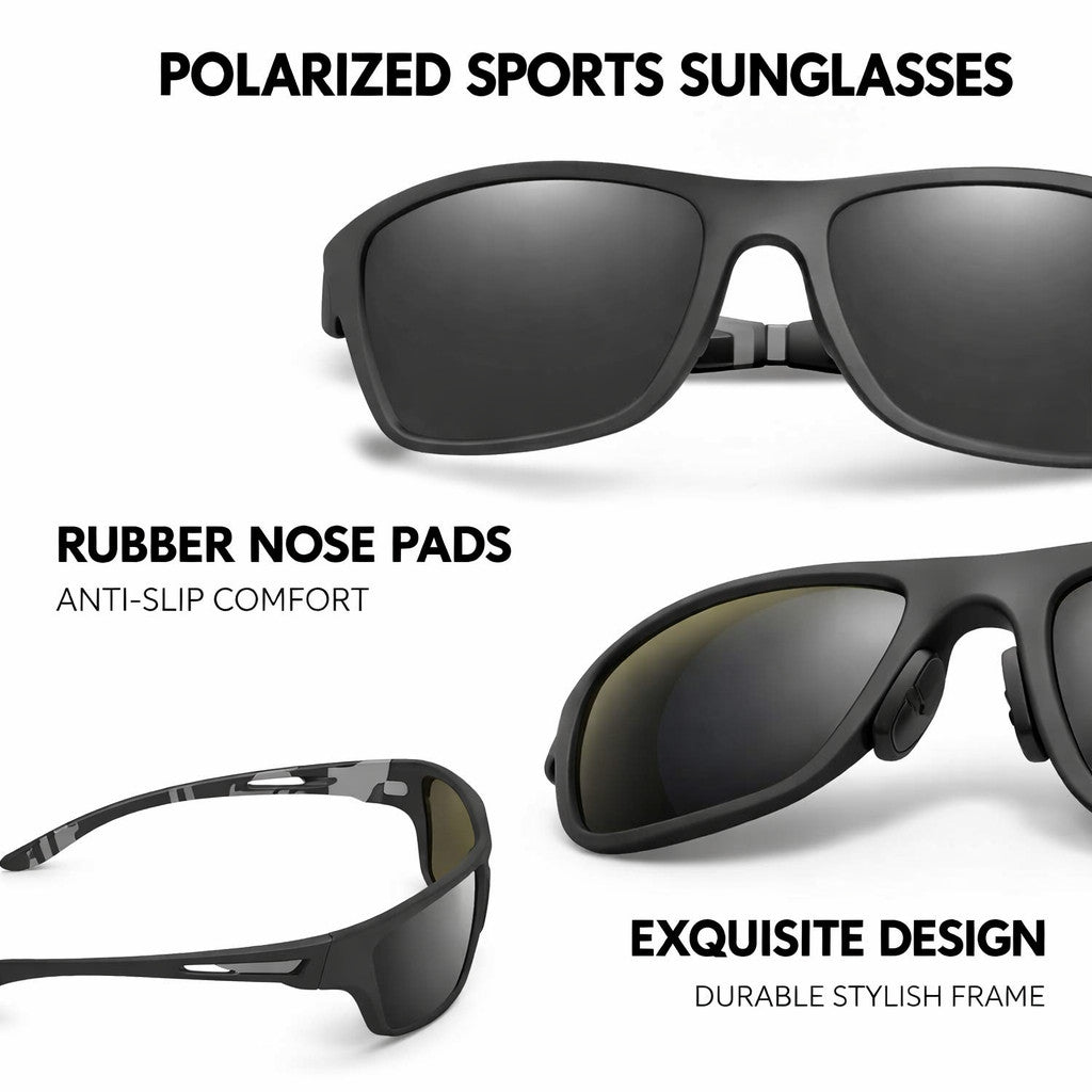 Men Polarized Sunglasses UV400 Glasses Fishing Sports Driving Cycling Eyewear