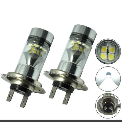 2 PC H7 60W LED Amber /White /Ice blue /Blue Projector Fog Driving Light Bulbs