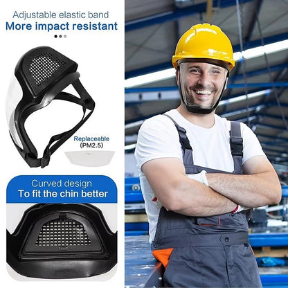 Head Cover Anti-fog Full Face Shield Super Protective Transparent Safety Mask