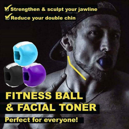 3PCS Jaw Exerciser Anti-Age Toning Facial Toner Fitness Face Muscle Jawzrsize AU